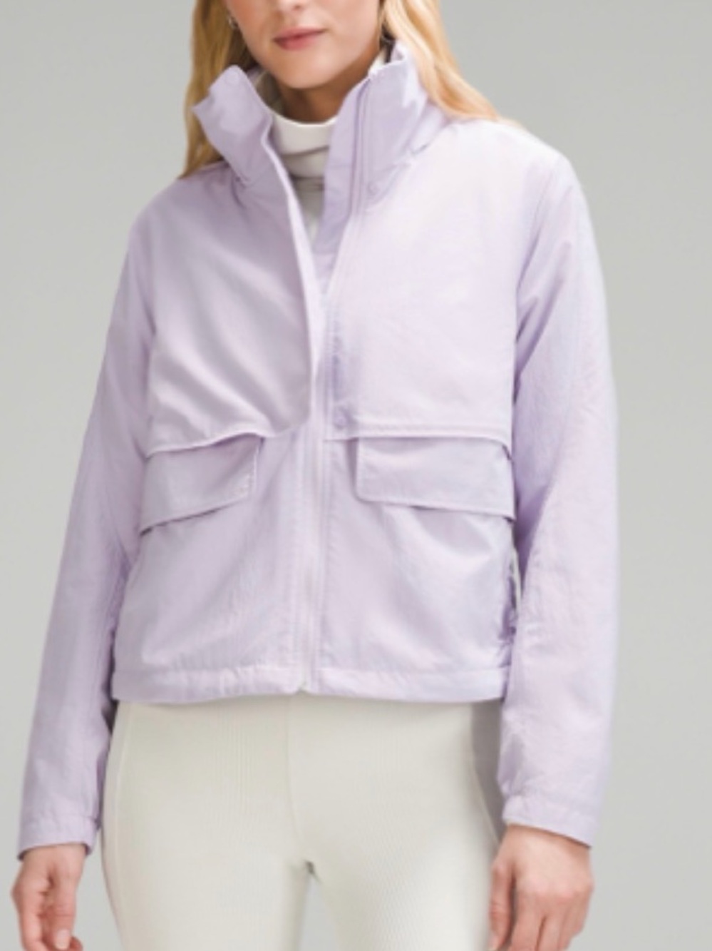 Lululemon Always Effortless Jacket Lilac Ether Size 2 NWT